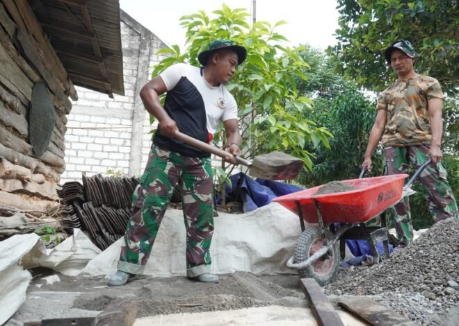 Dari Ayunan Sekrop dan Sorongan Arko: Peluh Pratu Mar Yuda Ukir Senyum dan Harapan Warga Dusun Bakon