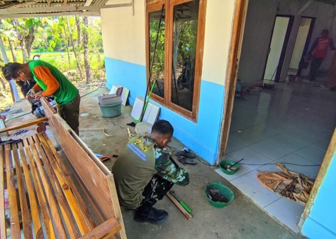 Sinergi Tanpa Sekat: Kala Satgas TMMD 129 Bojonegoro dan Warga Kesongo Bahu-Membahu Merajut Asa Ibu Jasmiati