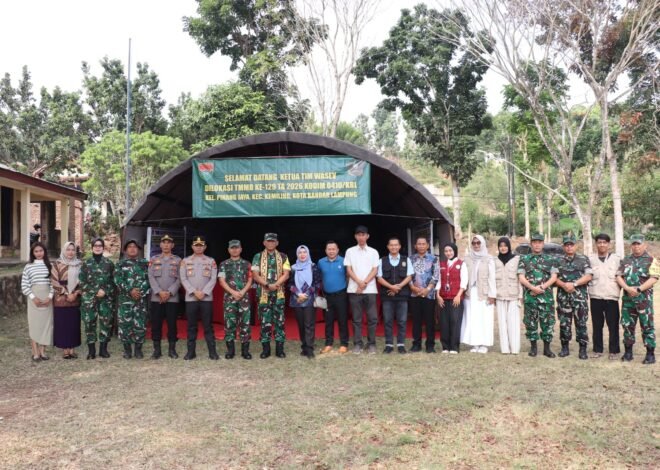Tim Wasev TNI Tinjau Langsung TMMD ke-129 Kodim 0410/KBL, Pastikan Pembangunan Beri Manfaat Nyata bagi Warga