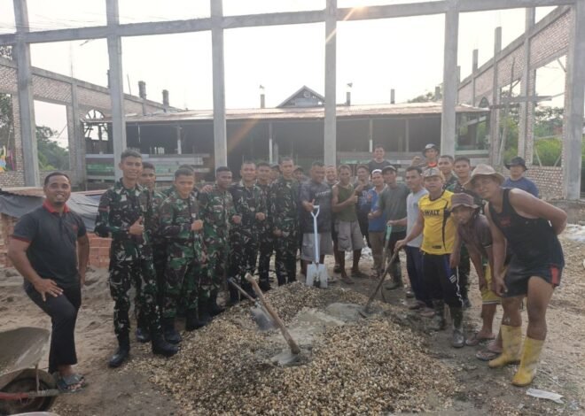 Memasuki H-3 Penutupan, Satgas TMMD ke-129 Kodim 0313/KPR dan Warga ‘Serbu’ Seluruh Titik Pembangunan di Pangkalan Terap
