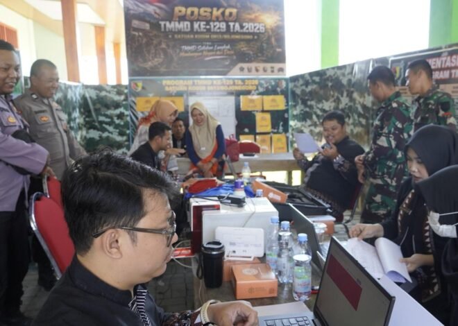 Lewat Panah Srikandi dan IKD: TMMD 129 Bojonegoro Dorong Digitalisasi Adminduk