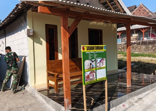 Transformasi Rumah Ibu Kemi: Bukti Sinergi Satgas TMMD 129 dan Warga Tlemang
