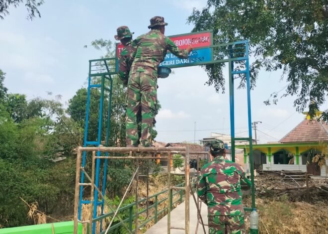 Menyambung Asa di Brang Etan: Senyum Warga Kesongo Saat TMMD 129 Bojonegoro Bangun Jembatan Impian