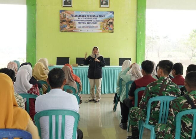 Bangun Fisik dan Jiwa: TMMD 129 Bojonegoro ‘Nyalakan’ Jendela Dunia Lewat Literasi