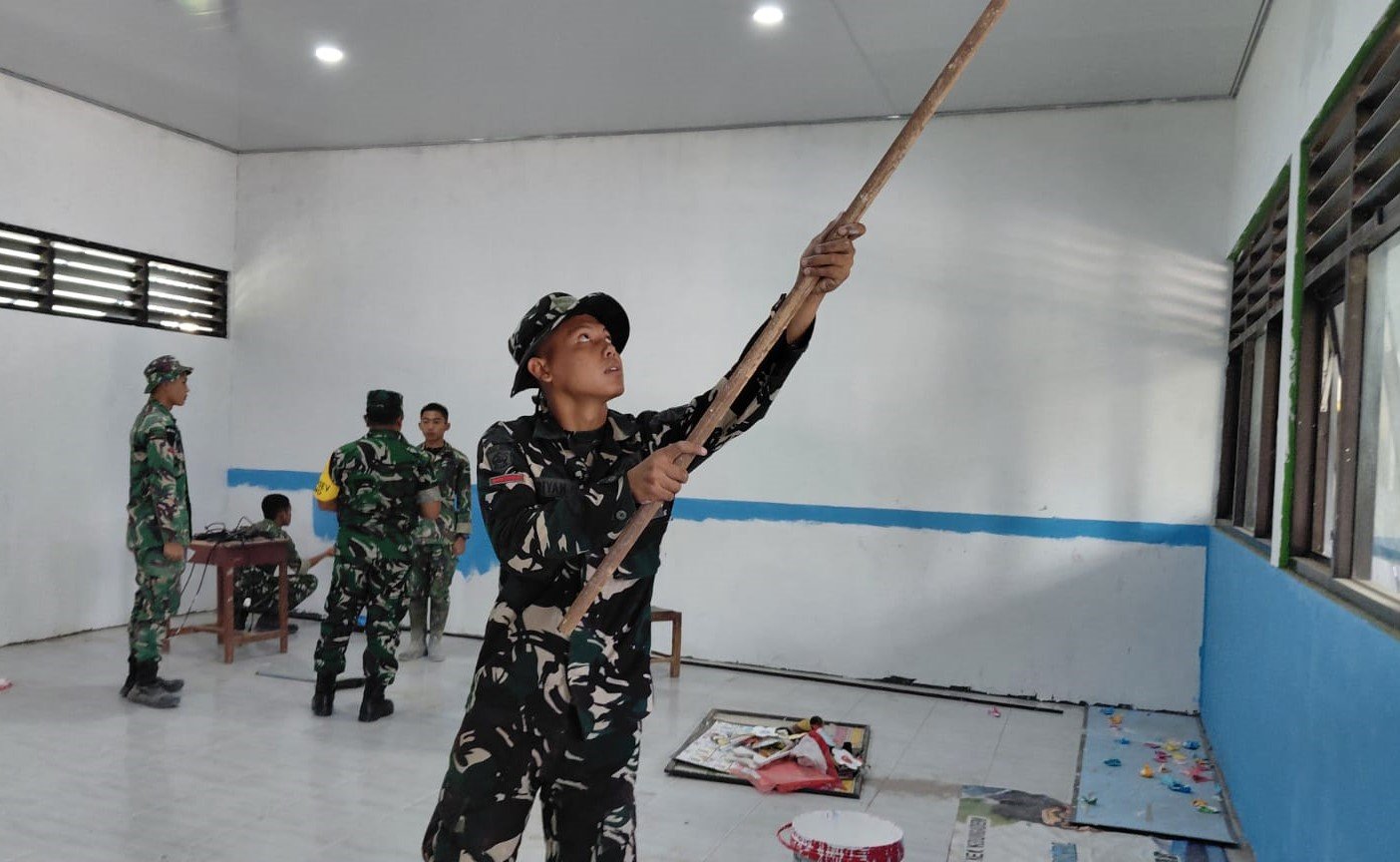 TMMD 129 Bojonegoro: Wajah Baru SDN Kesongo 1, Rumah Harapan bagi Penerus Bangsa