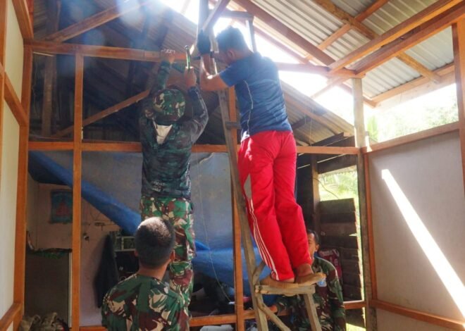 Gotong Royong Jadi Kekuatan, Pembangunan Rumah Warga Bandar Raya Terus Berjalan