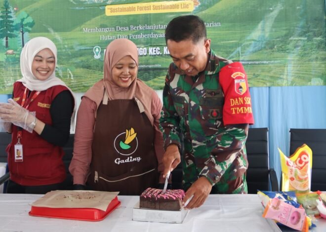 Sinergitas Satgas TMMD 129 Bojonegoro dan Mahasiswa KKN-TK Unigoro Dongkrak Ekonomi Desa Kesongo