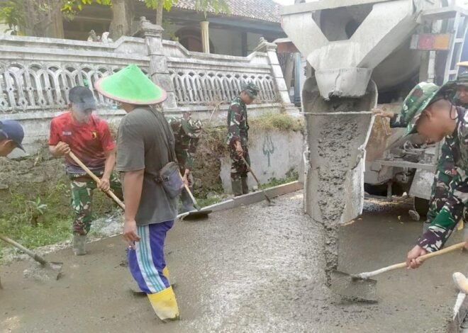 Sentuhan Akhir TMMD 129 di Dusun Mundu: Asa Baru Warga Kesongo di Atas Jalan Beton