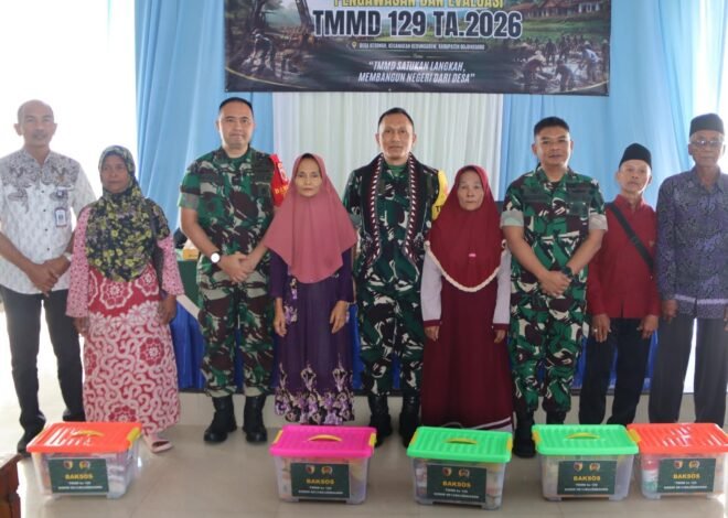 Tim Wasev TMMD 129 Bojonegoro Bawa Tali Asih dan Harapan untuk Warga Kesongo