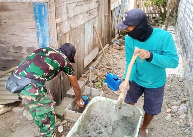 Keran Kebahagiaan Mulai Mengalir: Cerita Gotong Royong Satgas TMMD 129 Bojonegoro dan Warga Bekatul