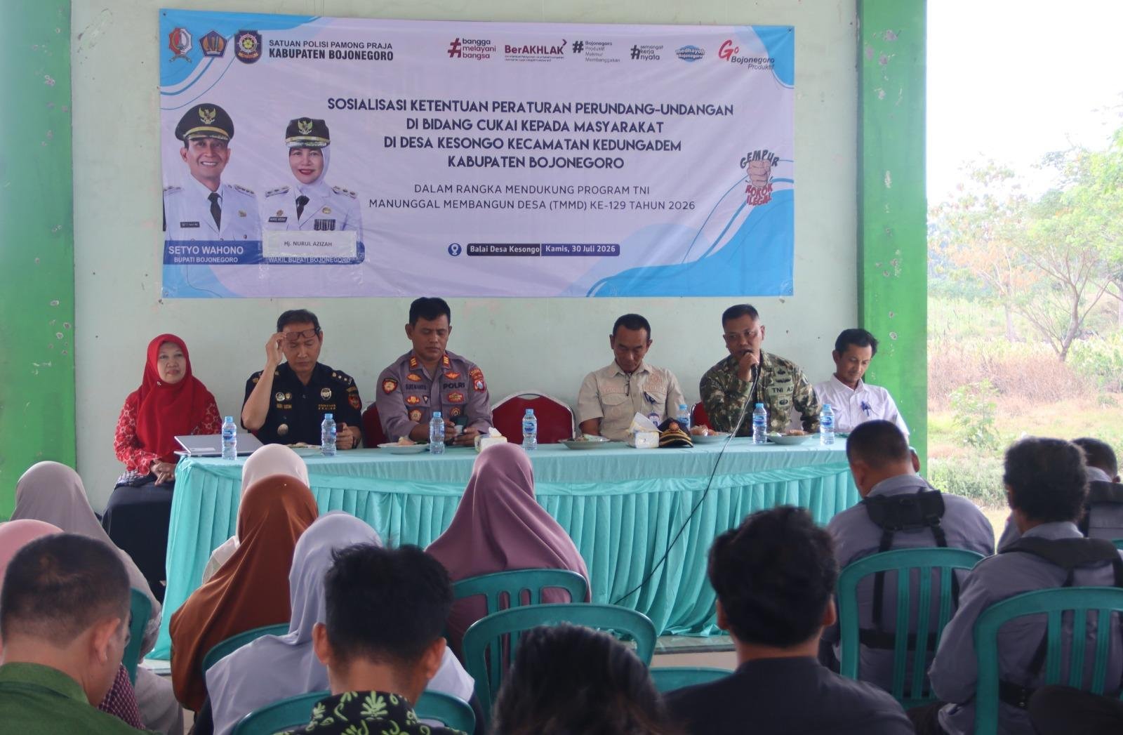 TMMD 129 Bojonegoro: Perkuat Benteng Hukum dan Kesejahteraan Warga Kesongo