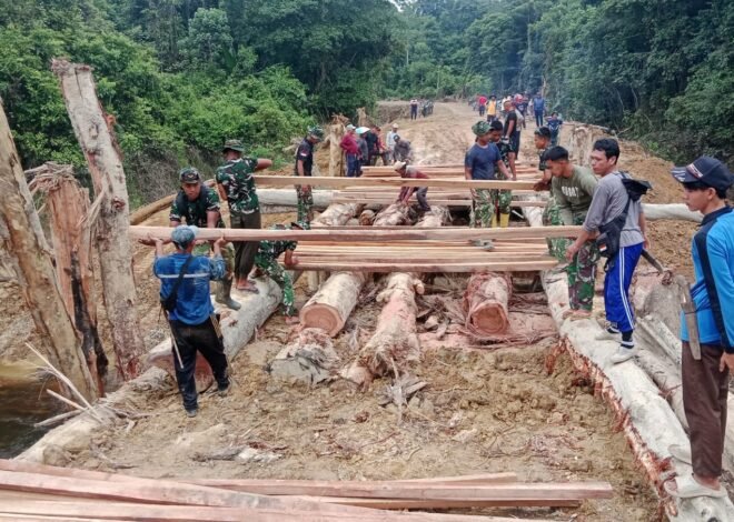 TNI dan Pemerintah Daerah Bersinergi, TMMD Kodim 1206/Putussibau Dorong Pemerataan Pembangunan