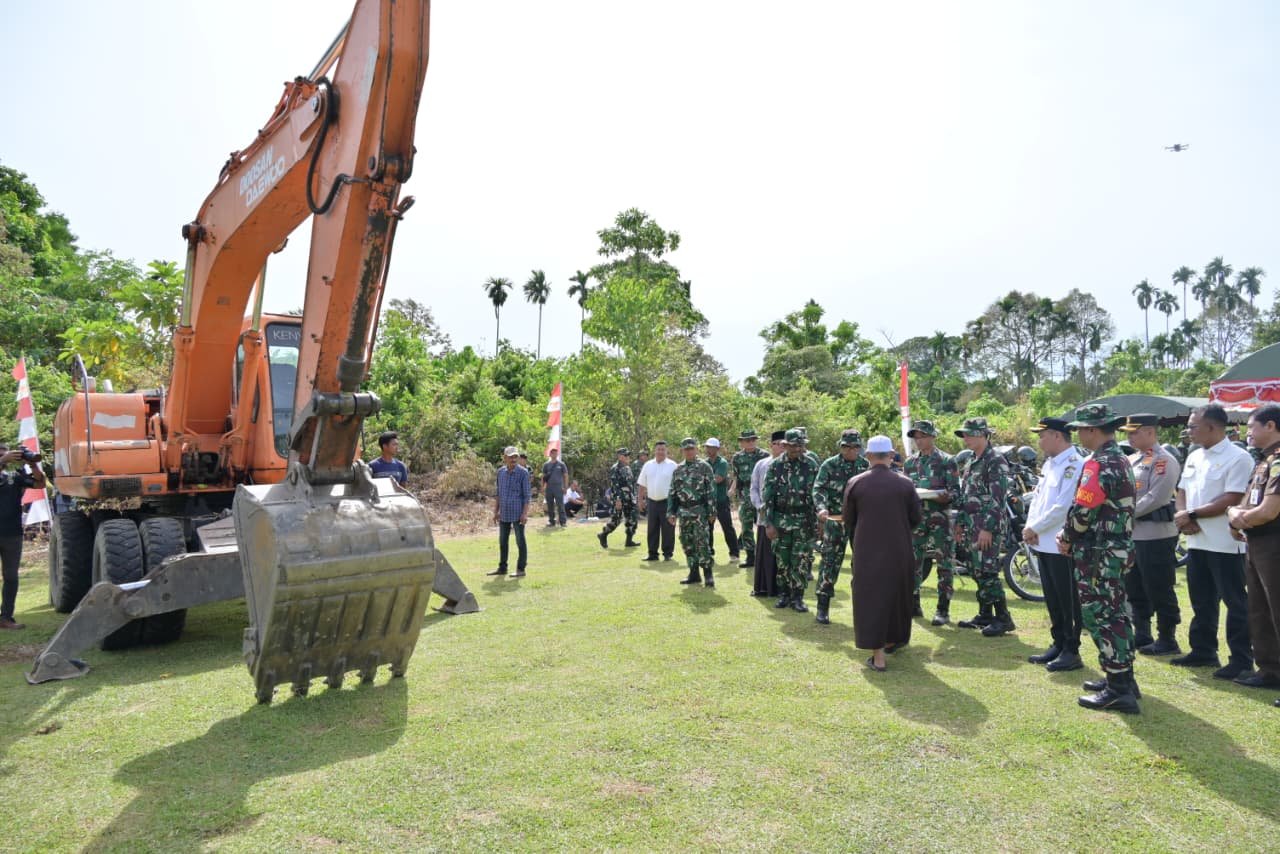 TMMD Ke-129 Kodim 0102/Pidie Fokus Bangun Infrastruktur Penunjang Ekonomi Masyarakat