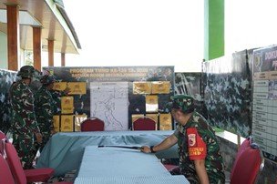 Cek Pusat Kendali Operasional: Danstgas TMMD 129 Bojonegoro Pastikan Data Progres Presisi
