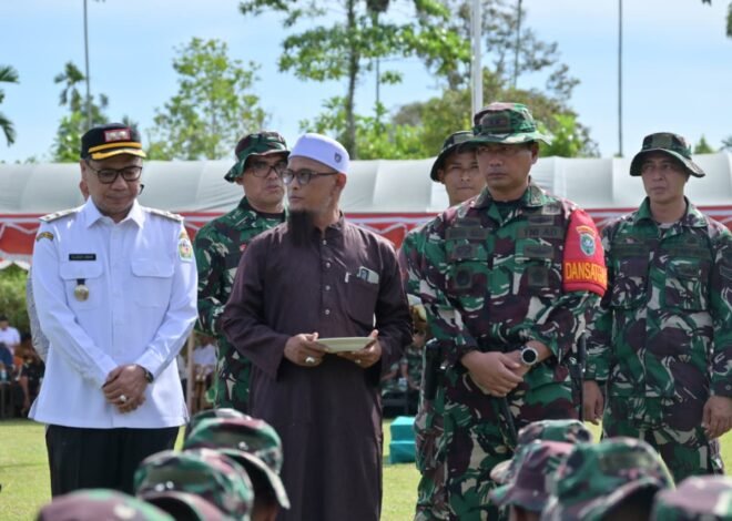 Peusijuek Personel dan Alutsista Awali Pengabdian Satgas TMMD Ke-129 Kodim 0102/Pidie