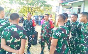 Rajut Tali Kedekatan: Satgas TMMD 129 Bojonegoro Siap Tanding Voli Antar Dusun se-Desa Kesongo