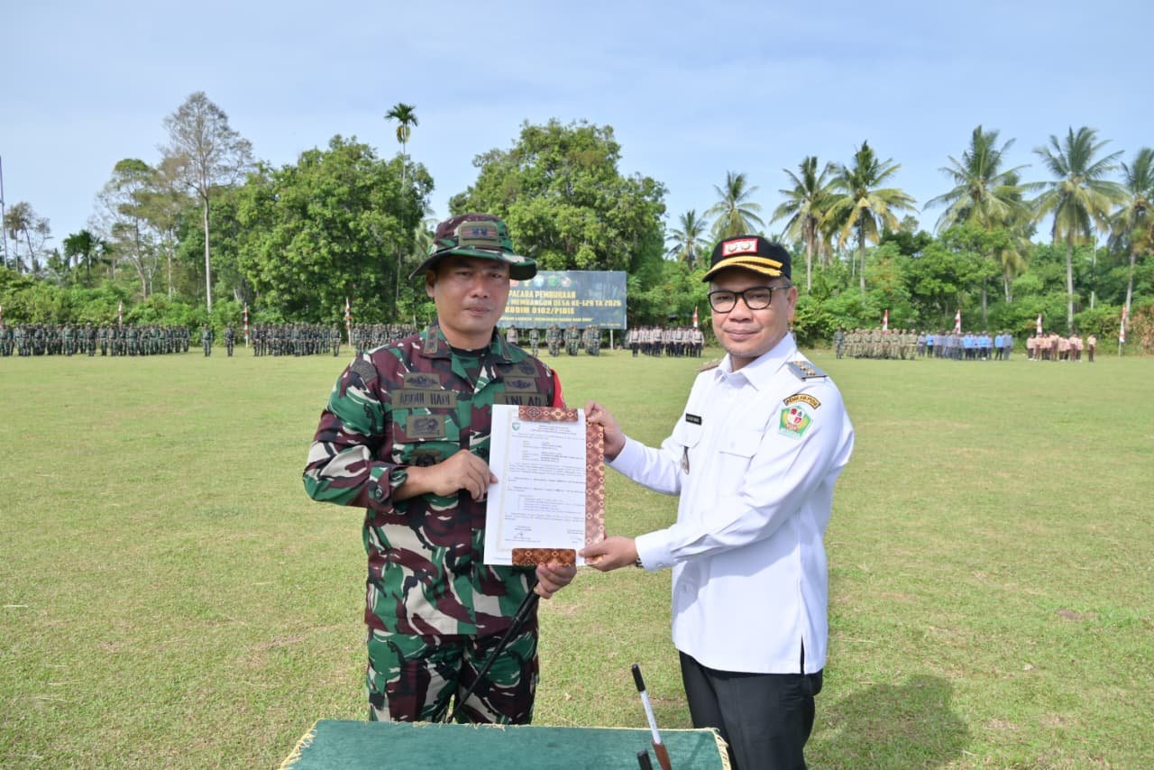 TMMD ke-129 Kodim 0102/Pidie Resmi Dibuka, Percepat Pembangunan Desa dan Perkuat Kemanunggalan TNI-Rakyat