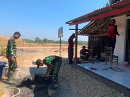 TMMD 129 Bojonegoro: TNI dan Warga Kesongo Wujudkan Hunian yang Layak untuk Wagini