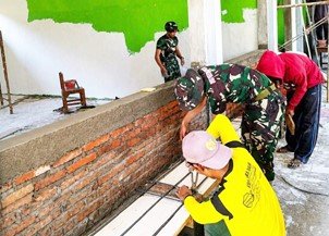 TMMD 129 Bojonegoro: Sentuh Masa Depan Anak Desa Melalui Rehabilitasi Gedung Sekolah