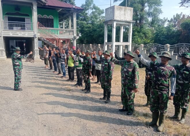 Apel Pagi Satgas TMMD Ke-129 Kodim 0102/Pidie, Maksimalkan Kinerja dan Perkuat Koordinasi di Lapangan
