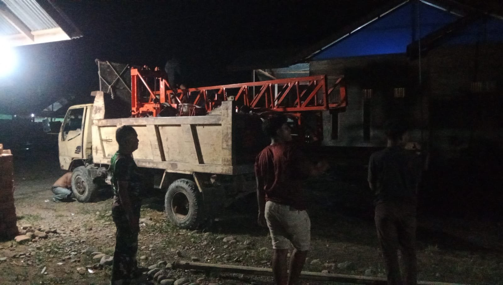 Satgas TMMD ke-129 Kodim 0102/Pidie Langsir Mesin Sumur Bor, Percepat Pemenuhan Kebutuhan Air Warga