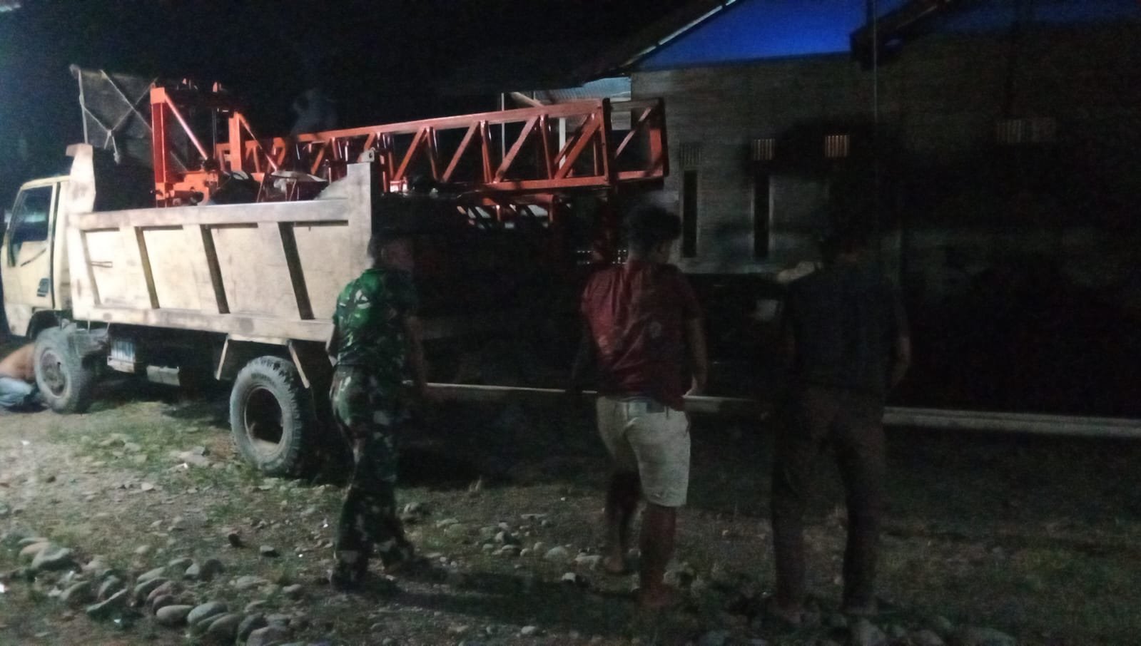Satgas TMMD Ke-129 Kodim 0102/Pidie Langsir Mesin Sumur Bor Demi Percepat Penyediaan Air Bersih