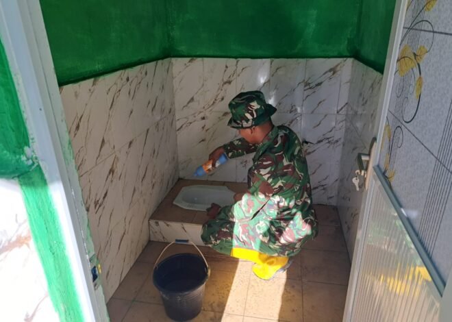 Pembangunan MCK Masjid Quba Desa Umbele Masuki Tahap Finishing