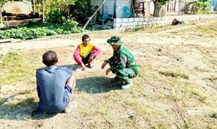 TNI Kedungadem Menyapa Warga, Sosialisasikan Program TMMD 129 Bojonegoro