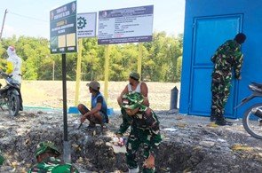 TMMD 129 Bojonegoro Sediakan Fasilitas Air Bersih, Wujudkan Akses Sanitasi Layak