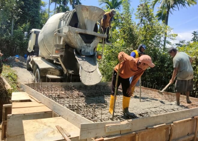 Genjot Infrastruktur Pertanian, Satgas TMMD Ke-129 Kebut Pengecoran Box Culvert Demi Kelancaran Akses Petani