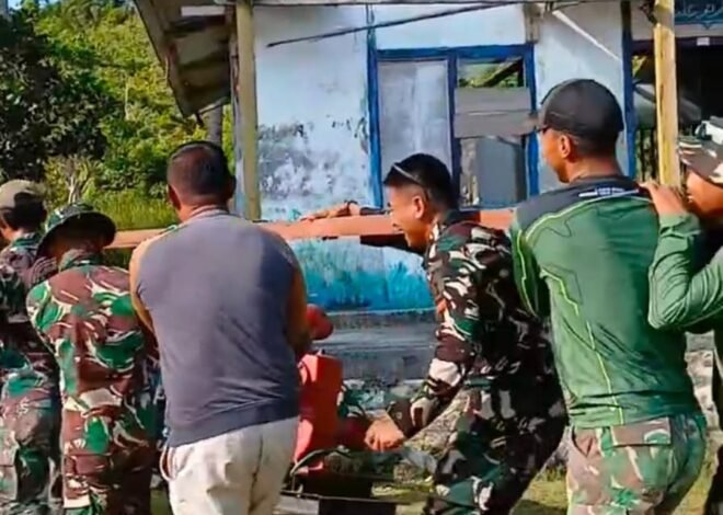 Perjuangan Panjang Satgas TMMD dan Masyarakat, Mesin Pendorong Air Berhasil Dibawa ke Lokasi Manunggal Air