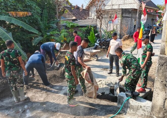 Sinergi Tanpa Sekat, Kerja Sama Apik Satgas TMMD 129 dan Warga Sukses Wujudkan Desa Tlemang yang Maju dan Mantap