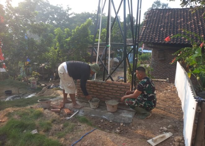 Air Bersih untuk Warga, Satgas TMMD Ke-129 Sempurnakan Sistem Distribusi Sumur Bor