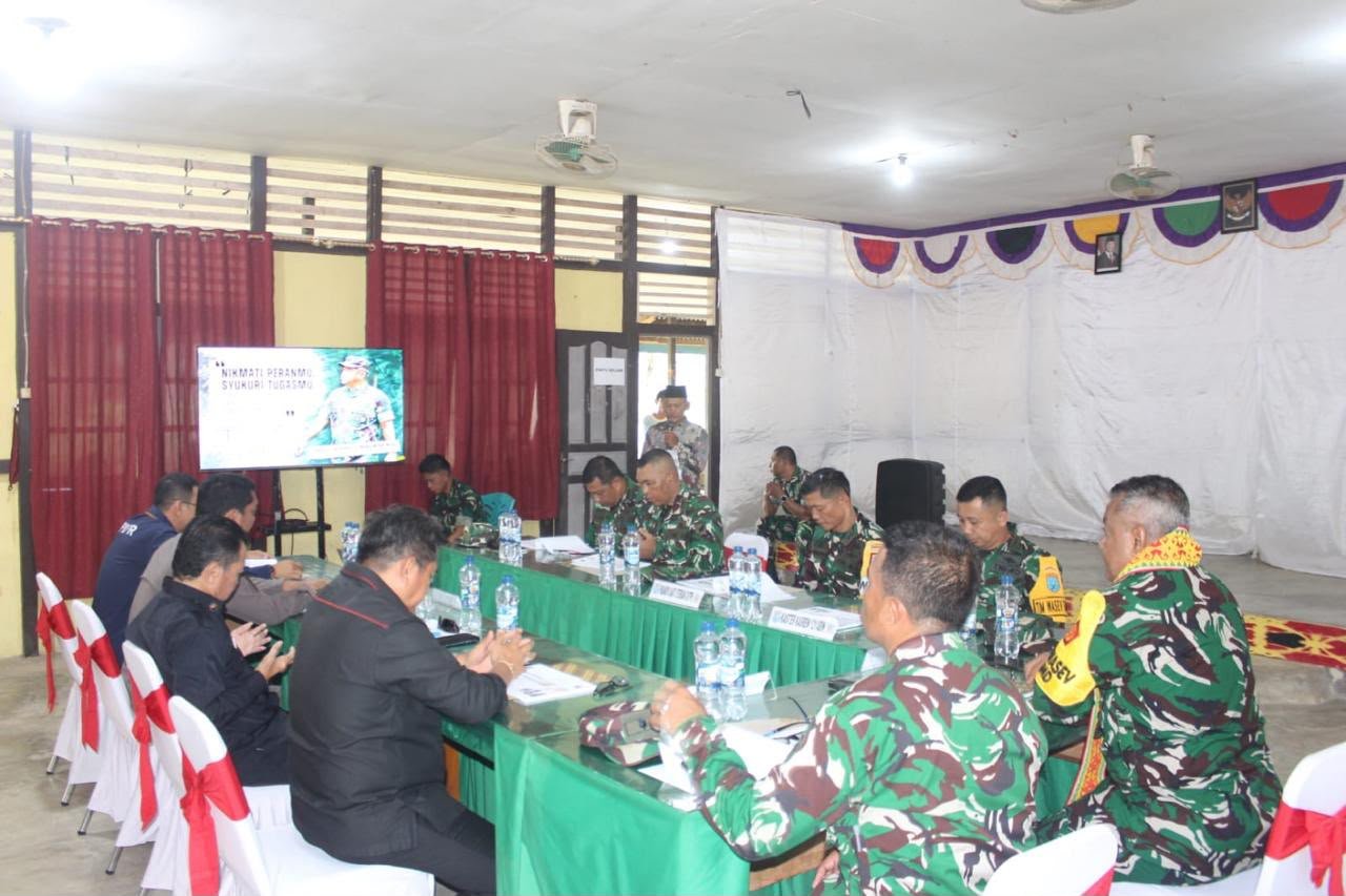 Paparan Tim Wasev TMMD Pati Staf Khusus Kasad, Wujud Komitmen Sukseskan TMMD Regtas Ke-129 Kodim 1206/Putussibau