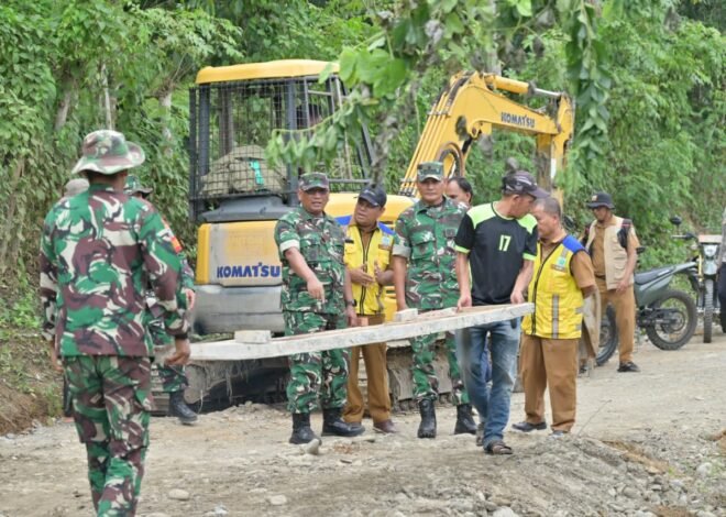 Tim Wasev Tinjau Langsung Sasaran Fisik dan Nonfisik TMMD Ke-129 Kodim 0102/Pidie