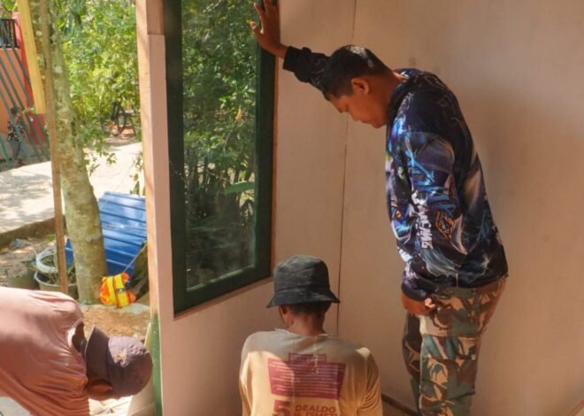 TMMD Hadir untuk Rakyat, Satgas dan Warga Bersama Sempurnakan Rumah Impian