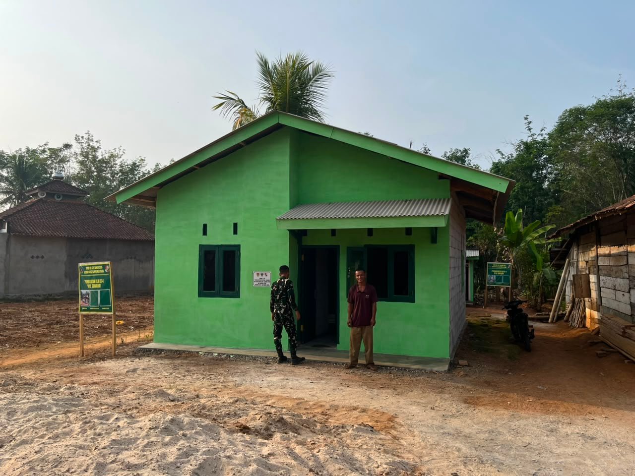 Bikin Takjub Semua Orang! Inilah Penampakan Gagah Rumah Bapak Suwardi Usai Dirombak Satgas TMMD