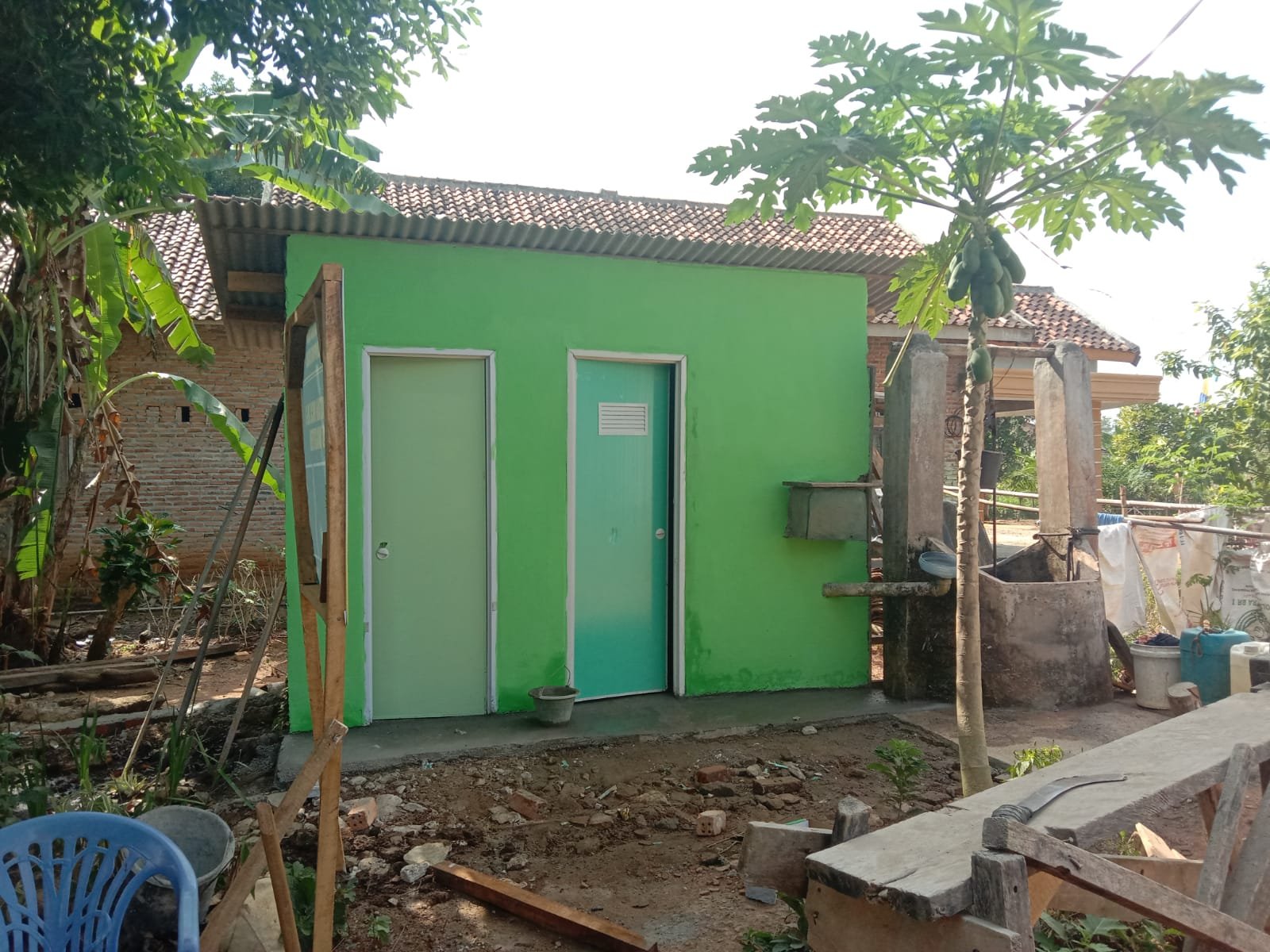 TMMD ke-129 Lampung Utara: Wujudkan Sanitasi Layak, Pembangunan MCK Ibu Wagiyem Tepat Sasaran!