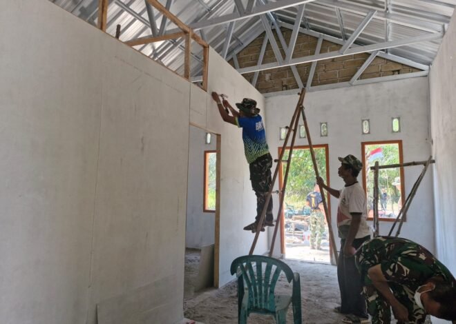 Sekat Kamar Terpasang, Rumah RTLH Pak Ardiansyah Kian Nyaman dan Privat