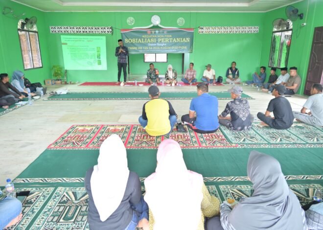 TMMD Ke-129 Kodim 0102/Pidie Bekali Petani Ilmu Modern, Dukung Ketahanan Pangan Desa