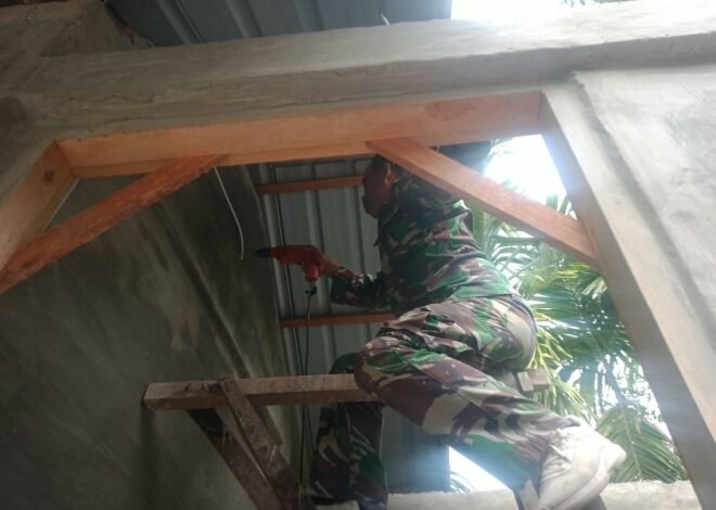 Satgas TMMD Ke-129 Kodim 0102/Pidie Rampungkan Instalasi Listrik MCK, Fasilitas Siap Dimanfaatkan Warga