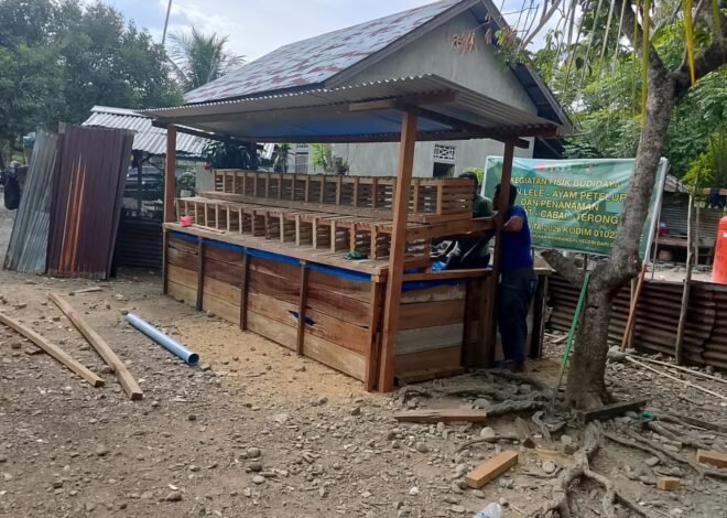 Lima Unit Kandang Ayam Petelur dan Kolam Lele TMMD ke-129 Rampung 100 Persen, Siap Dukung Kemandirian Pangan Warga