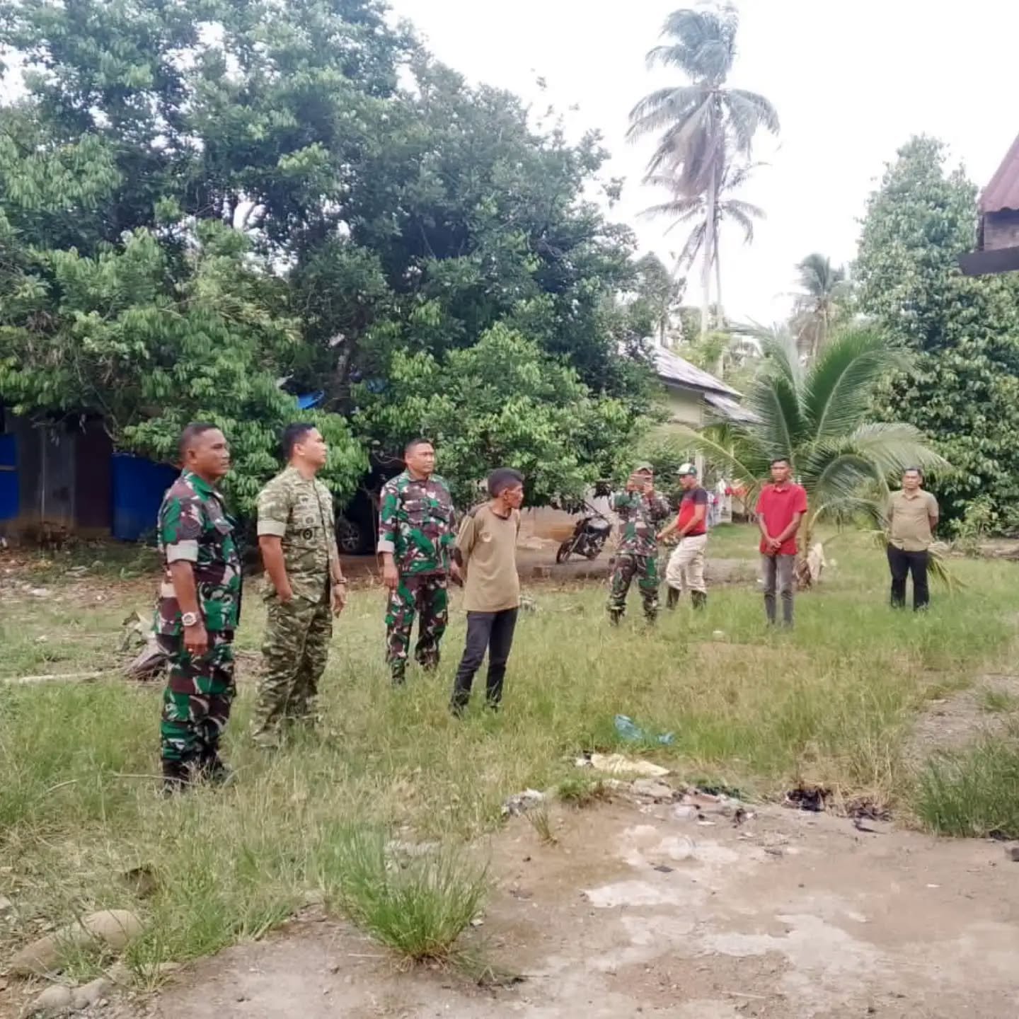 Pastikan TMMD Tepat Sasaran, Dandim 0102/Pidie Tinjau Lokasi Pembangunan di Desa Lhok Panah