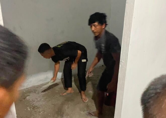 Tak Asal Bangun, Satgas TMMD Bangka Teliti Siapkan Dasar Lantai RTLH Pak Ardiansyah