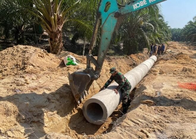 TNI dan Warga Bergotong Royong, Gorong-Gorong TMMD 129 Kodim 0413/Bangka Dikebut