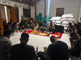 Panen Melimpah, Warga dan Satgas TMMD 129 Bojonegoro Gelar Tasyakuran