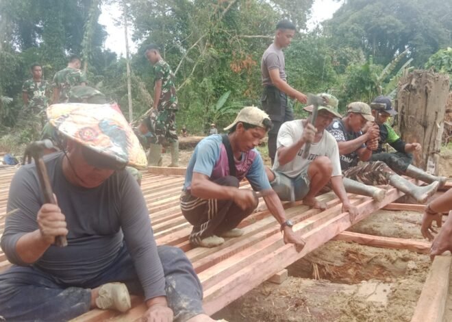 Dikebut Satgas TMMD ke-129 Kodim 1206/Putussibau, Jembatan Bakal Buka Akses dan Gerakkan Ekonomi Warga