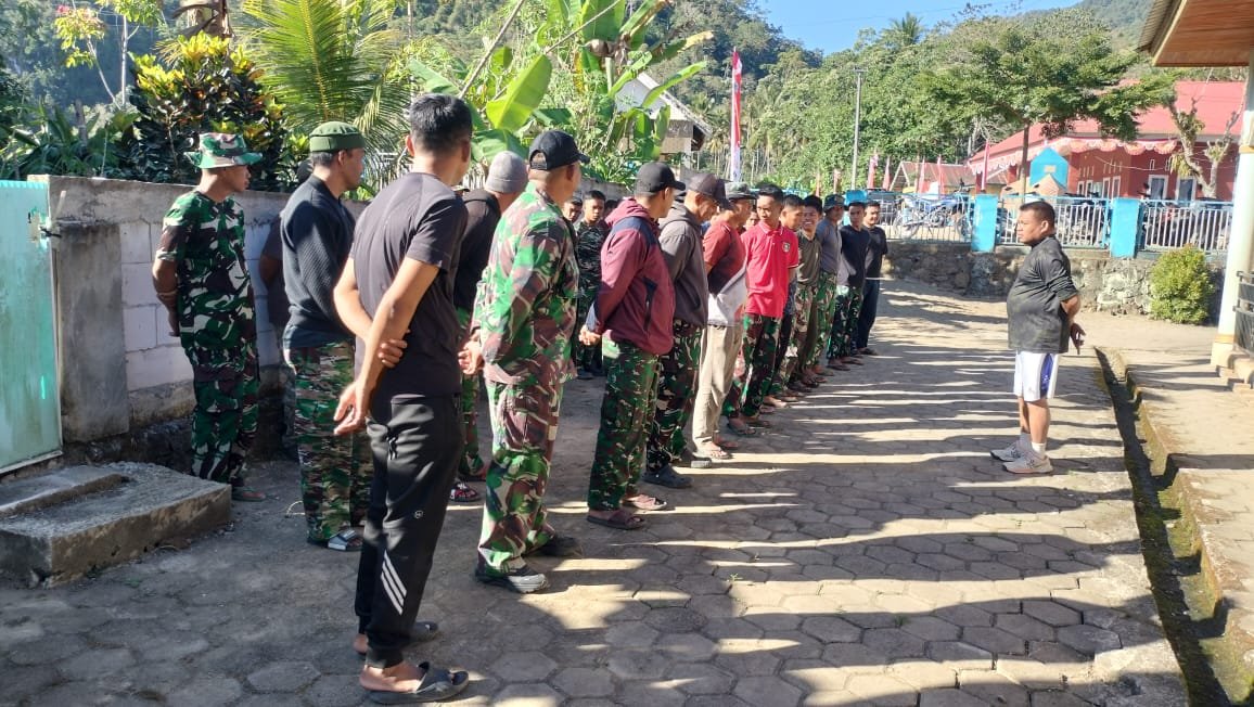 Pasi Ter Kodim 1407/Bone Pimpin Apel Pagi, Pastikan Kesiapan Satgas TMMD ke-129