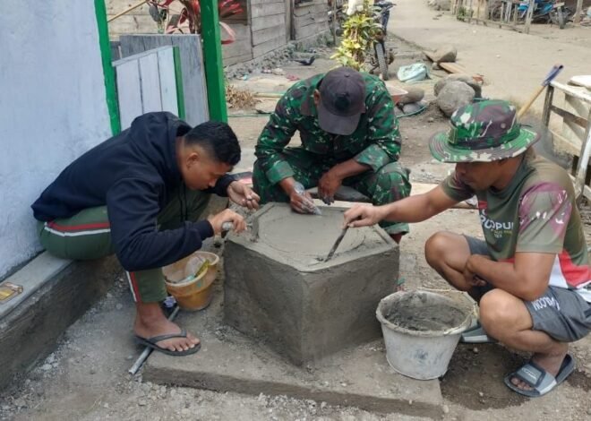 Satgas TMMD ke-129 Kodim 1407/Bone Buat Prasasti RTLH Milik Bapak Bella