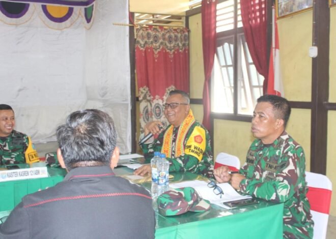 Pastikan Program Berjalan Sesuai Target, Tim Wasev Tinjau Pelaksanaan TMMD Regtas Ke-129 Kodim 1206/Putussibau